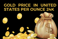 Gold Price in United States per Ounce 24K